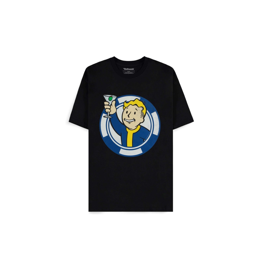 Fallout - Vault Boy Heren Tshirt - Zwart
